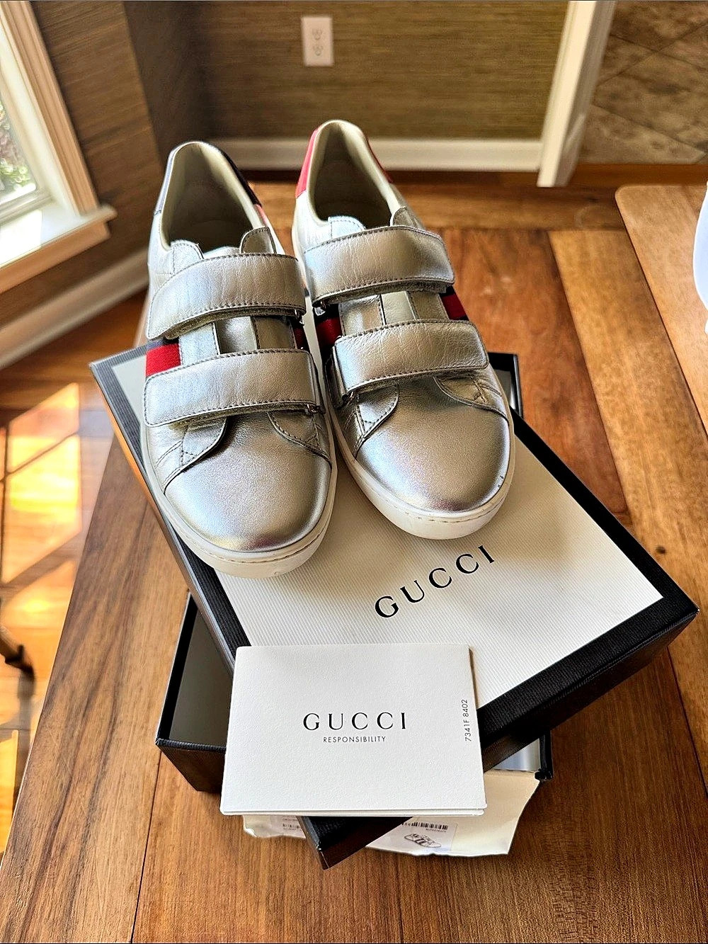 Gucci Ace Metallic Sneakers EU 36 Like New